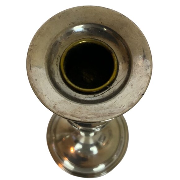 Jennings Brothers Silverplate Candlesticks 2325 Pair Taper Holders Traditional - Picture 6 of 9